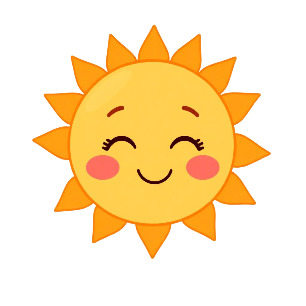 The Littles Club sun mascot